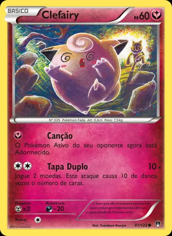 Clefairy, carta 81 de Turbo Colisão