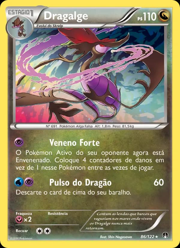 Dragalge, carta 86 de Turbo Colisão