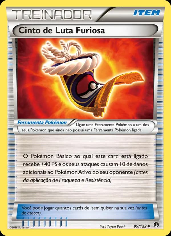 Cinto de Luta Furiosa, carta 99 de Turbo Colisão