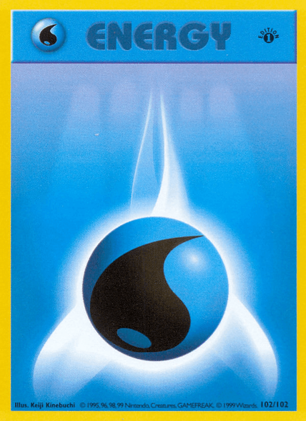 Water Energy, carta 102 de Base Set