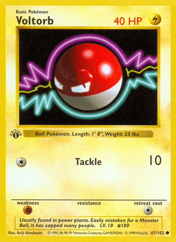 Voltorb, carta 67 de Base Set