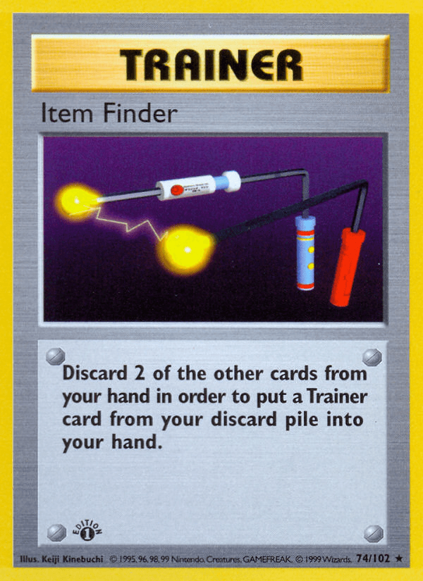 Item Finder, carta 74 de Base Set