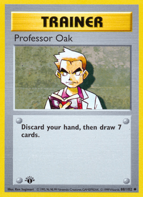 Professor Oak, carta 88 de Base Set