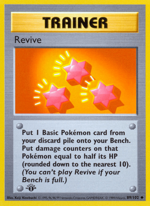 Revive, carta 89 de Base Set