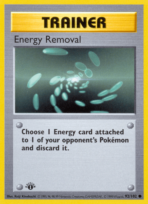 Energy Removal, carta 92 de Base Set