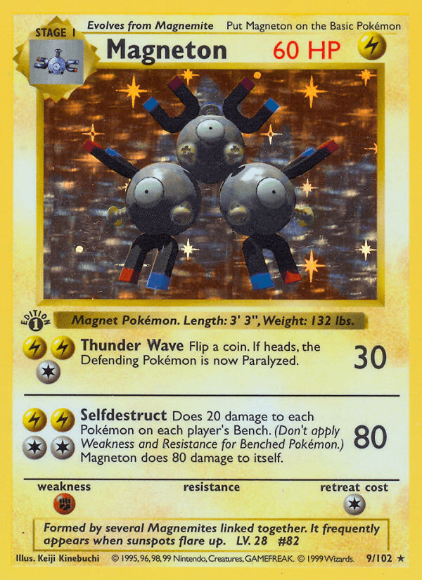 Magneton, carta 9 de Base Set