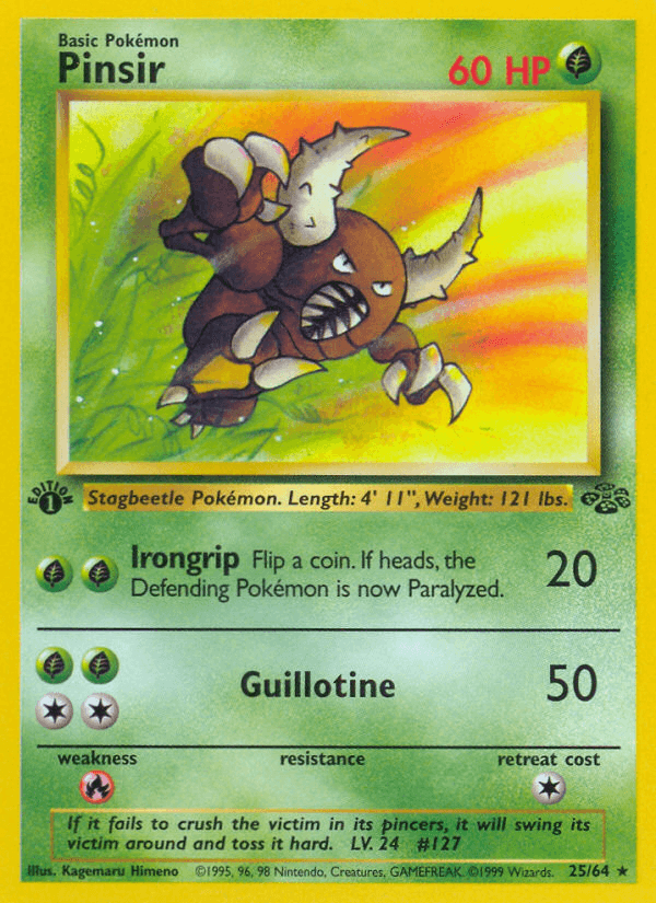 Pinsir, carta 25 de Jungle