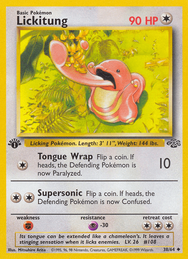 Lickitung, carta 38 de Jungle