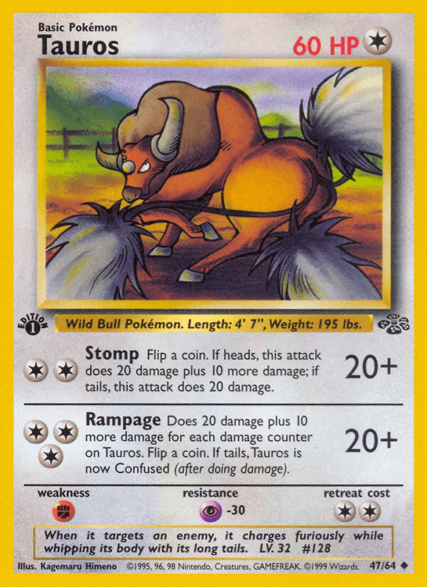 Tauros, carta 47 de Jungle