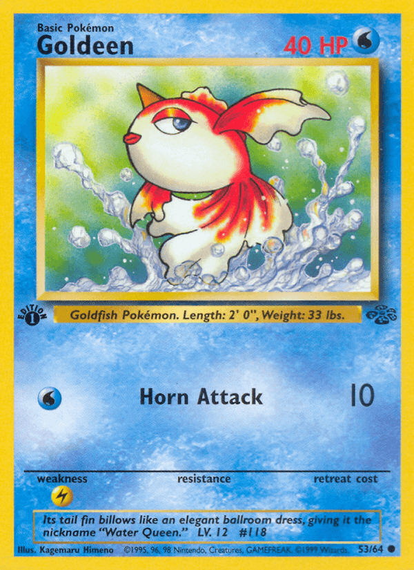 Goldeen, carta 53 de Jungle