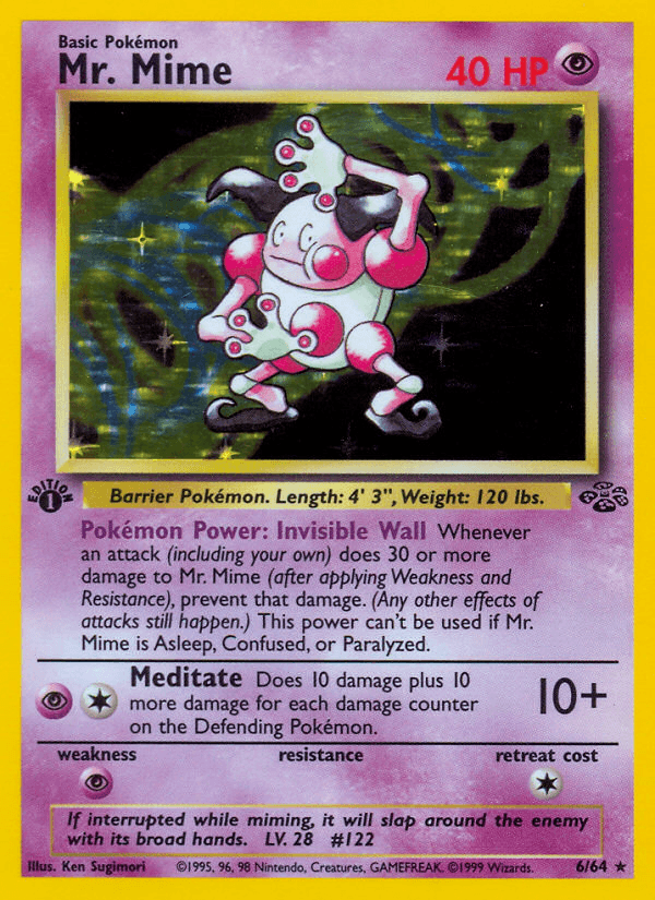 Mr. Mime, carta 6 de Jungle