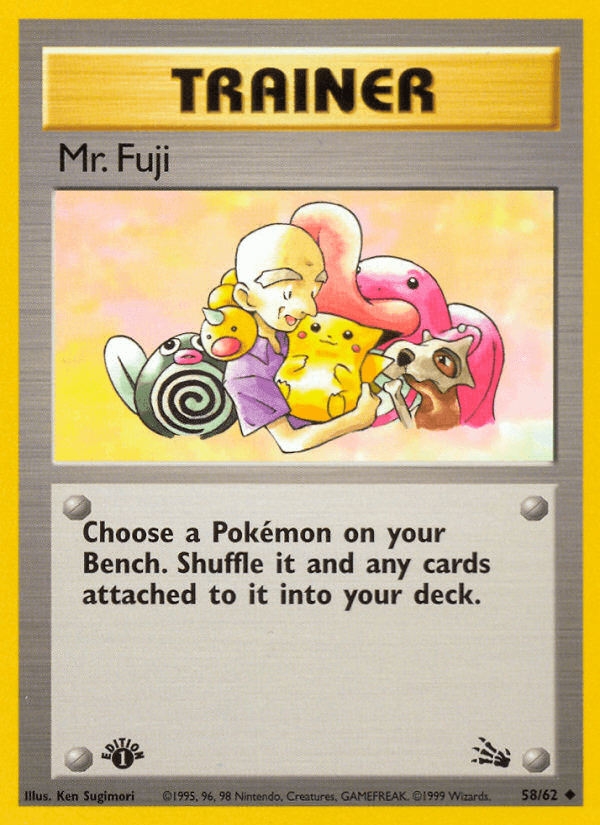 Mr. Fuji, carta 58 de Fossil