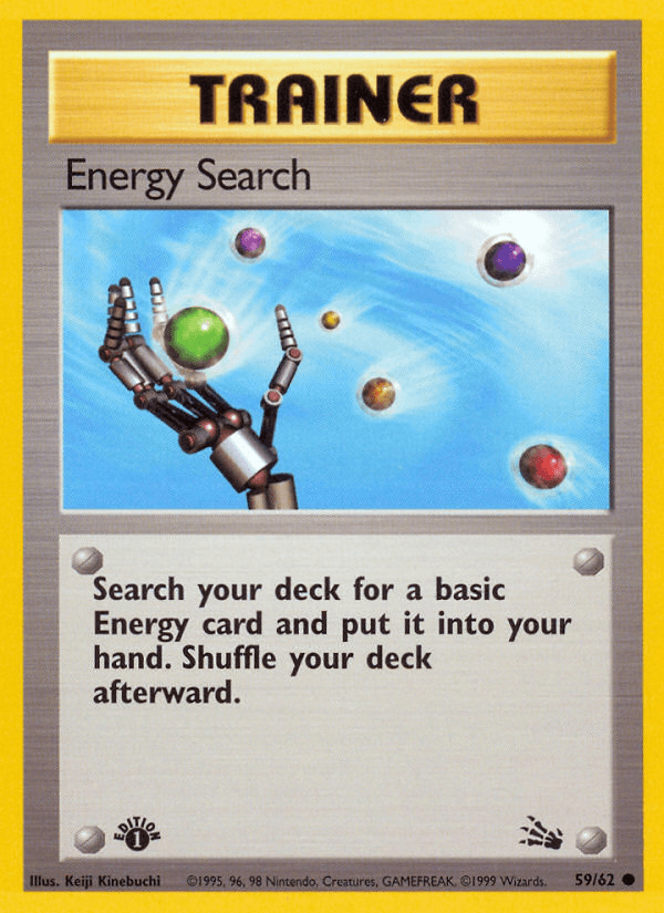 Energy Search, carta 59 de Fossil