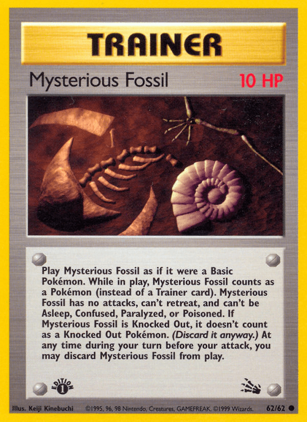 Mysterious Fossil, carta 62 de Fossil