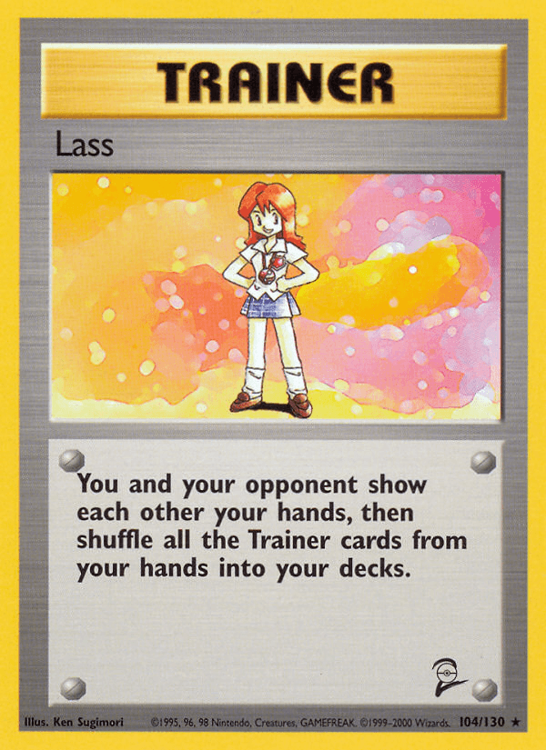 Lass, carta 104 de Base Set 2