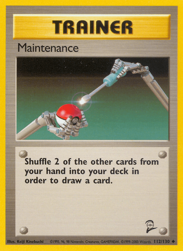 Maintenance, carta 112 de Base Set 2