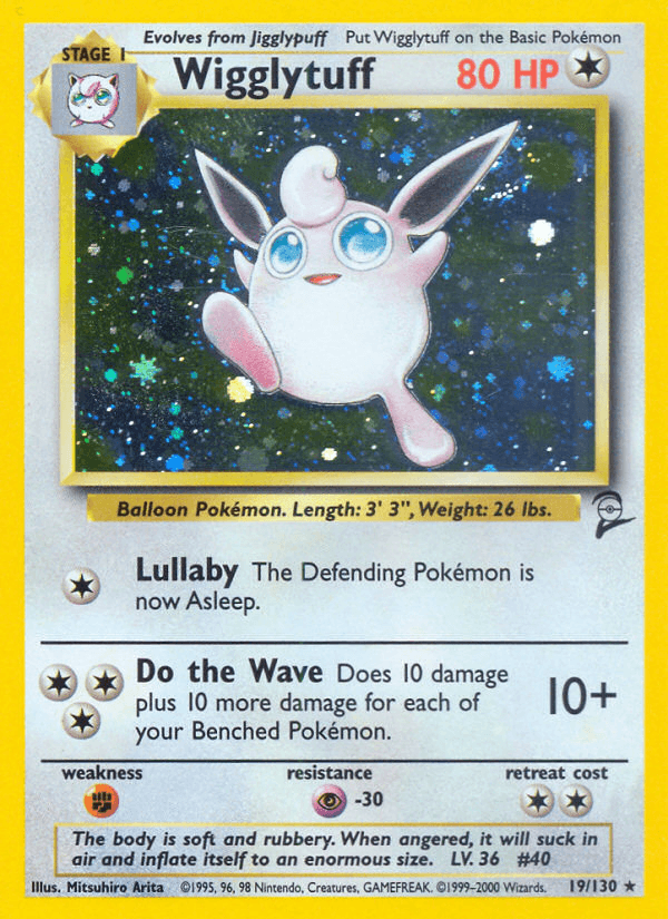 Wigglytuff, carta 19 de Base Set 2