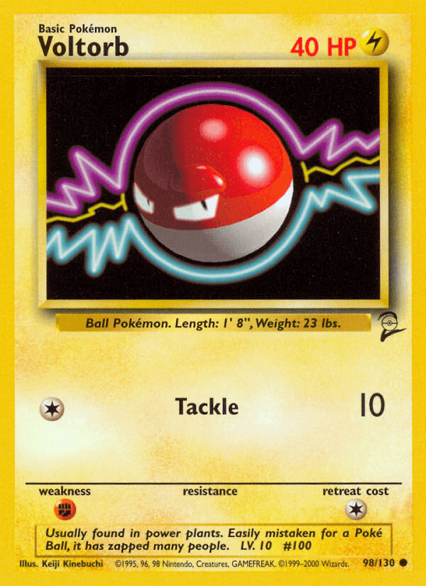 Voltorb, carta 98 de Base Set 2