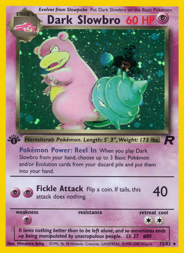 Dark Slowbro, carta 12 de Team Rocket
