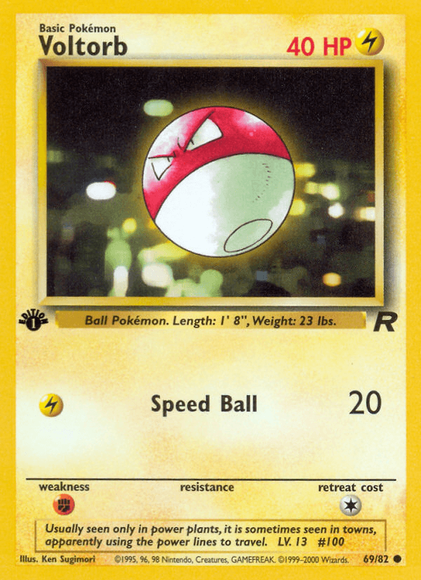 Voltorb, carta 69 de Team Rocket