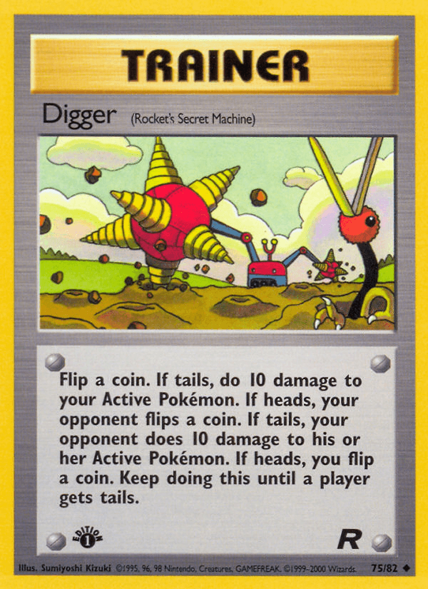 Digger, carta 75 de Team Rocket