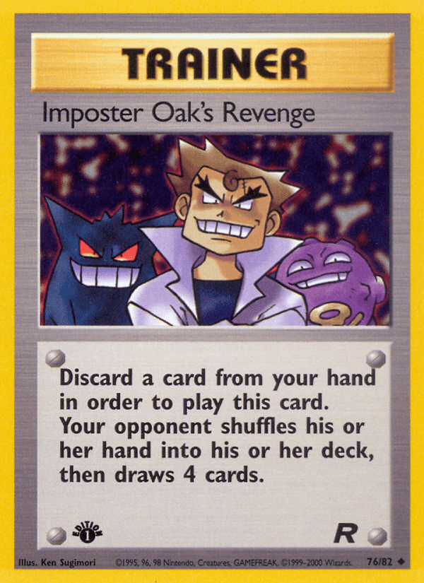 Imposter Oak's Revenge, carta 76 de Team Rocket
