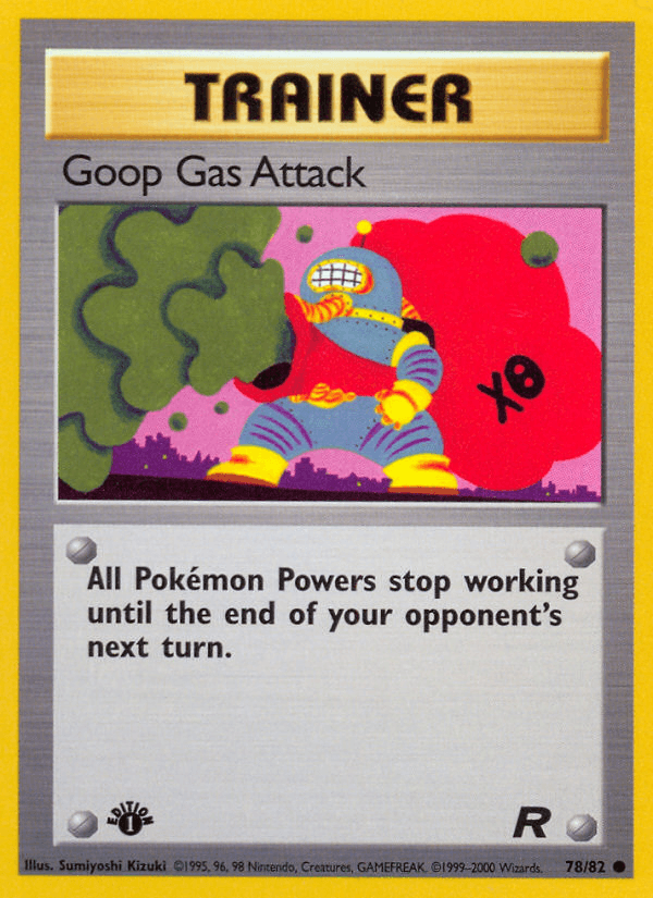 Goop Gas Attack, carta 78 de Team Rocket