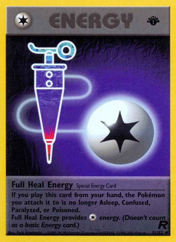 Full Heal Energy, carta 81 de Team Rocket