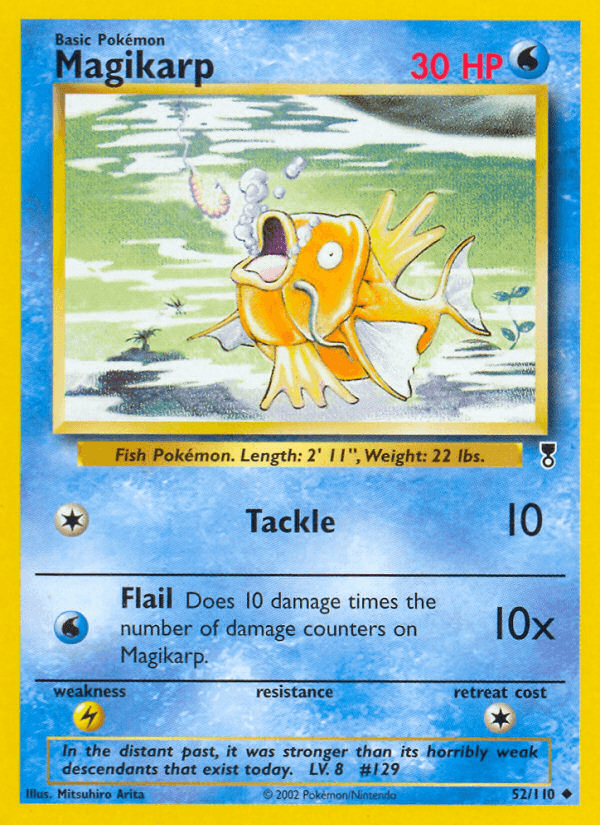 Magikarp, carta 52 de Legendary Collection