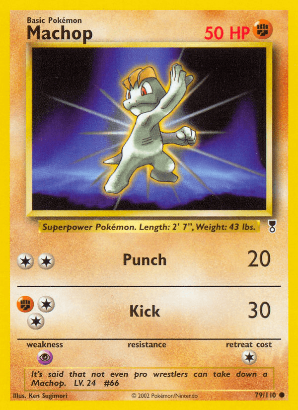 Machop, carta 79 de Legendary Collection
