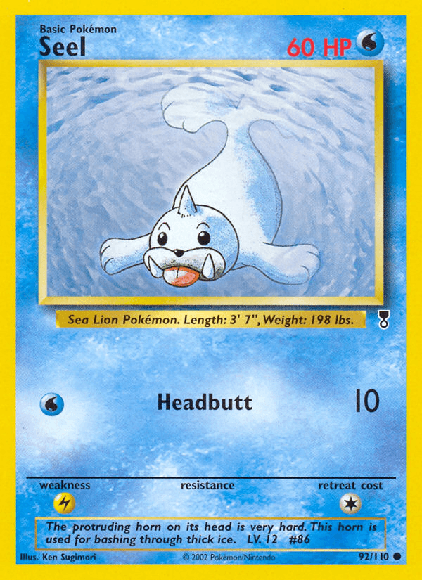 Seel, carta 92 de Legendary Collection