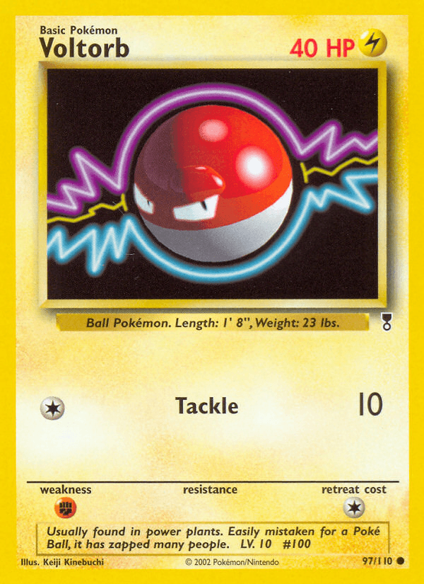 Voltorb, carta 97 de Legendary Collection