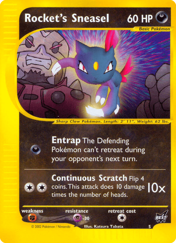 Rocket’s Sneasel, carta 5 de Best of game