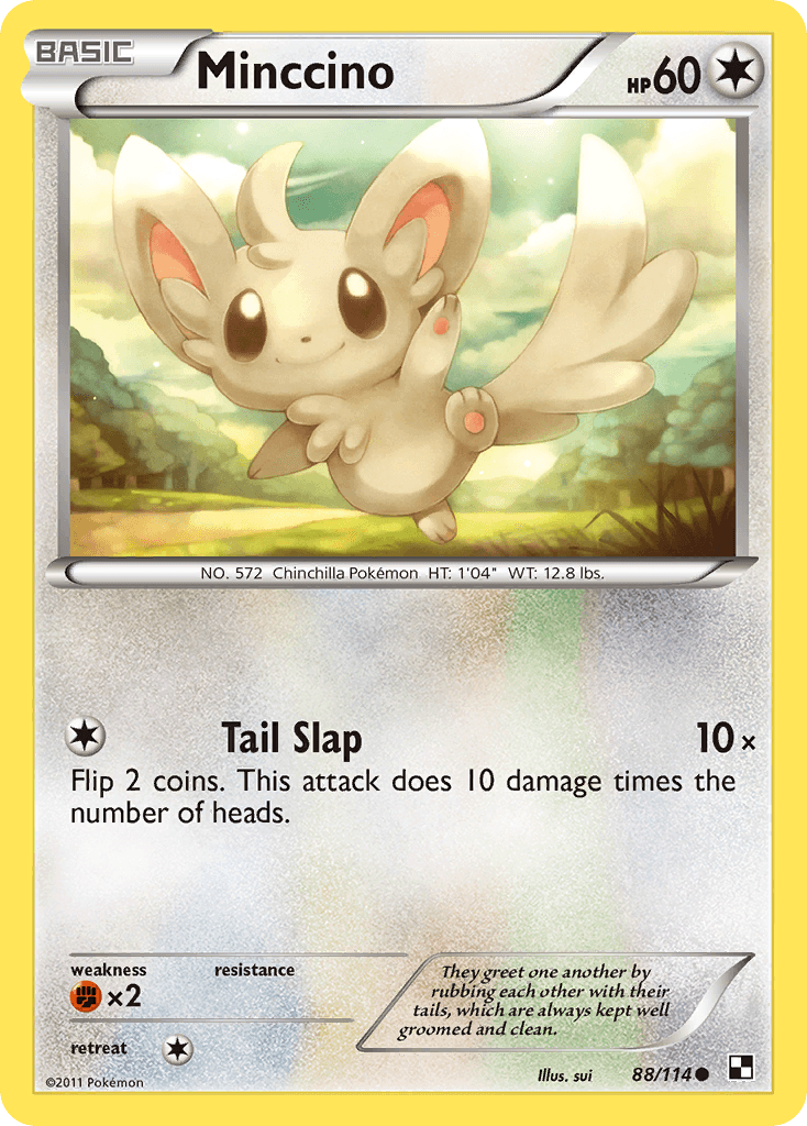 Minccino, carta 88 de Black & White