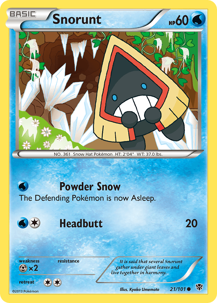 Snorunt, carta 21 de Plasma Blast