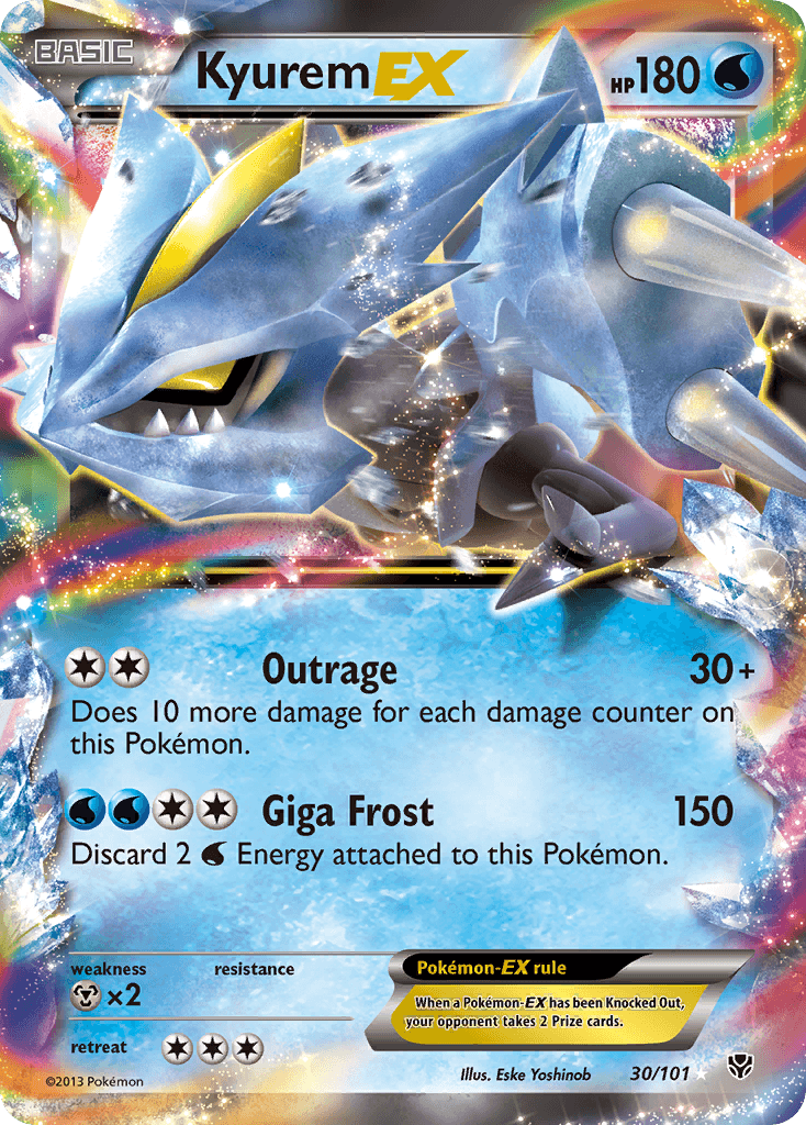 Kyurem-EX, carta 30 de Plasma Blast