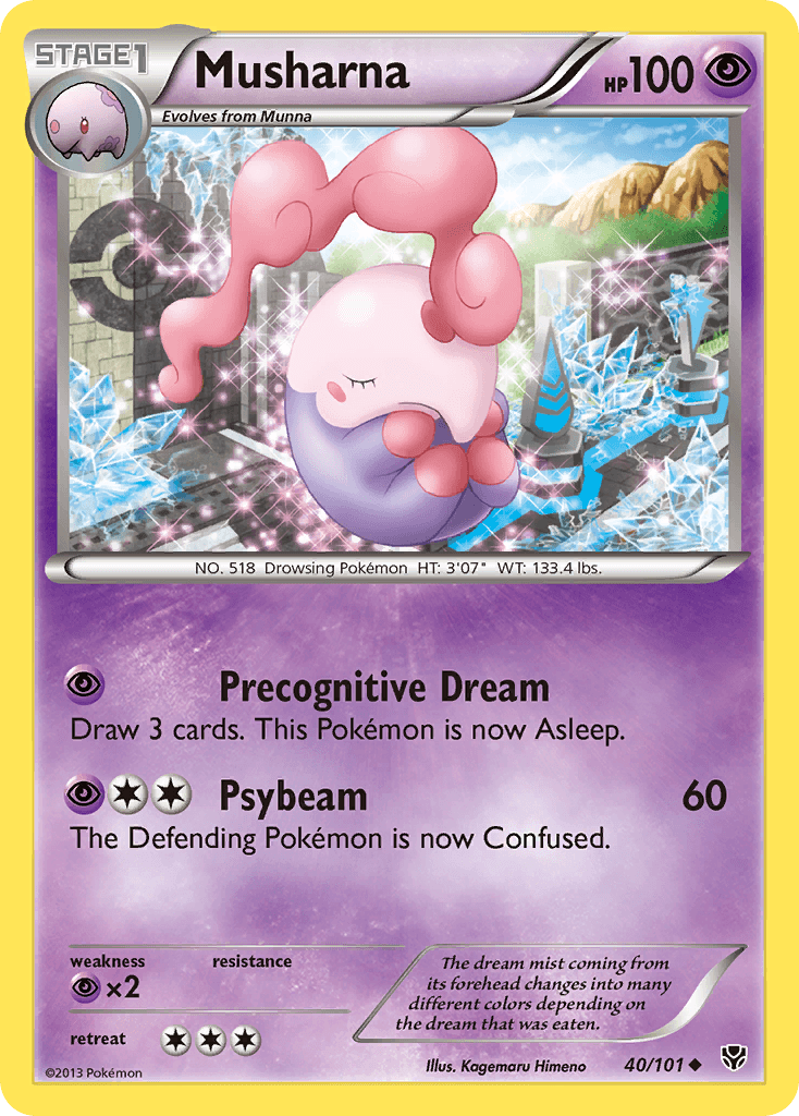 Musharna, carta 40 de Plasma Blast