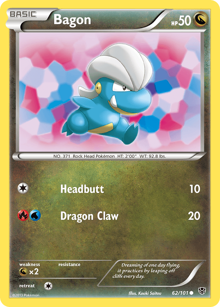 Bagon, carta 62 de Plasma Blast
