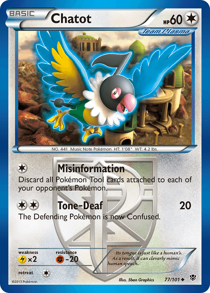 Chatot, carta 77 de Plasma Blast