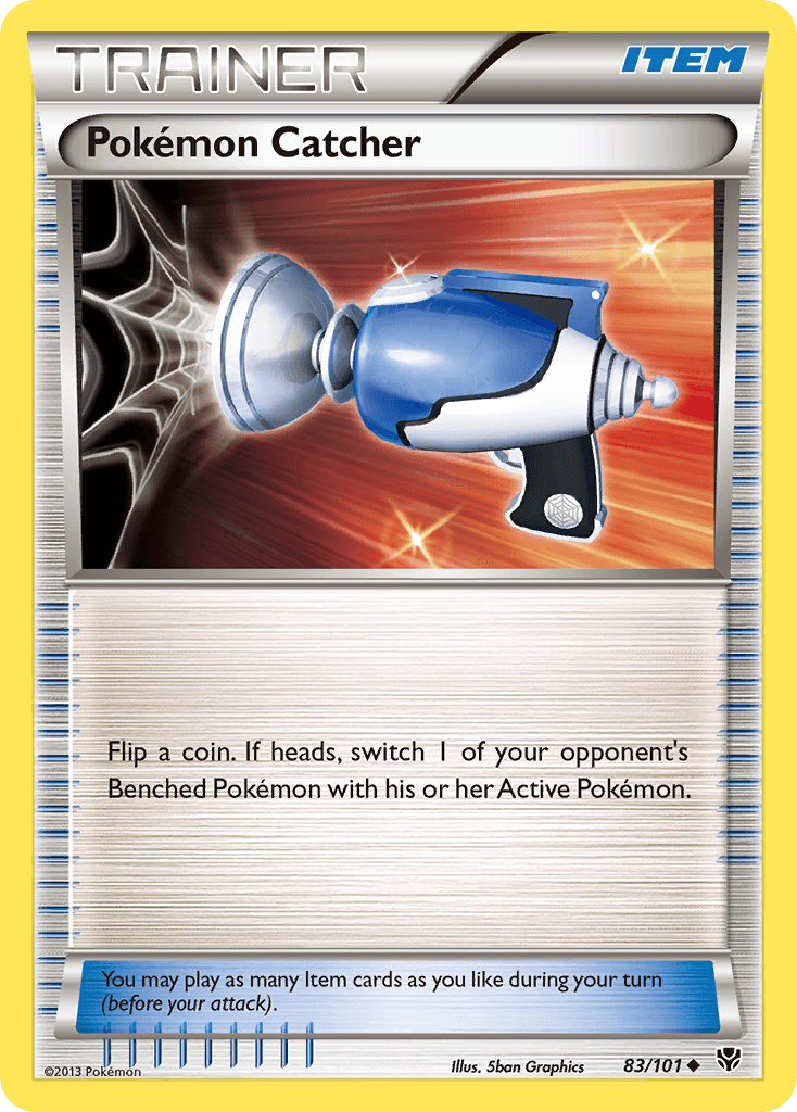 Pokémon Catcher, carta 83 de Plasma Blast