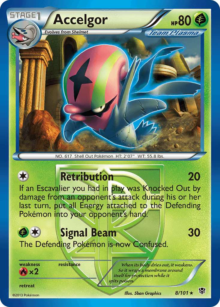 Accelgor, carta 8 de Plasma Blast