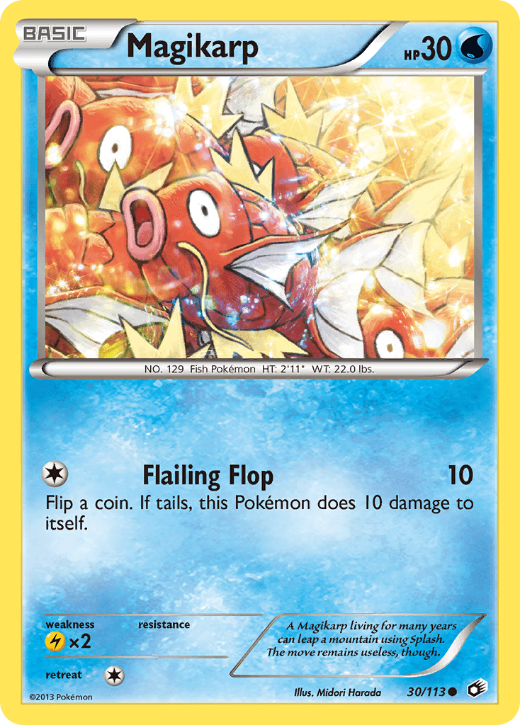 Magikarp, carta 30 de Legendary Treasures