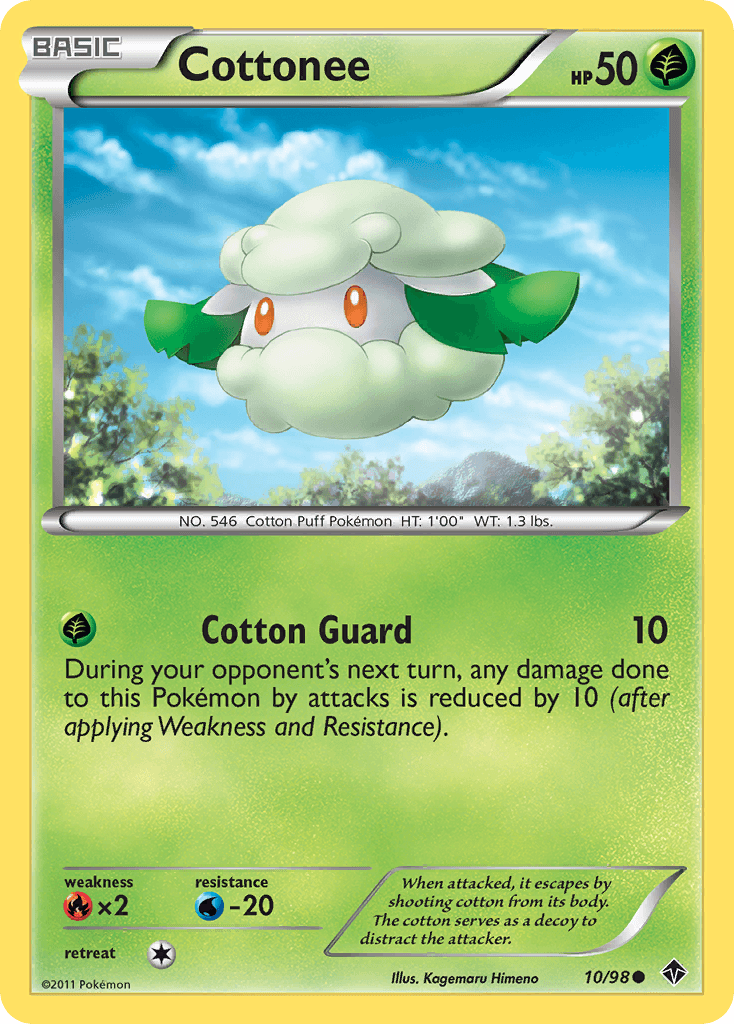 Cottonee, carta 10 de Emerging Powers
