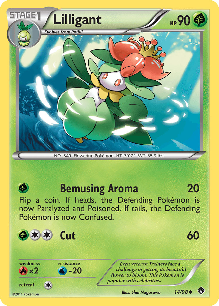 Lilligant, carta 14 de Emerging Powers