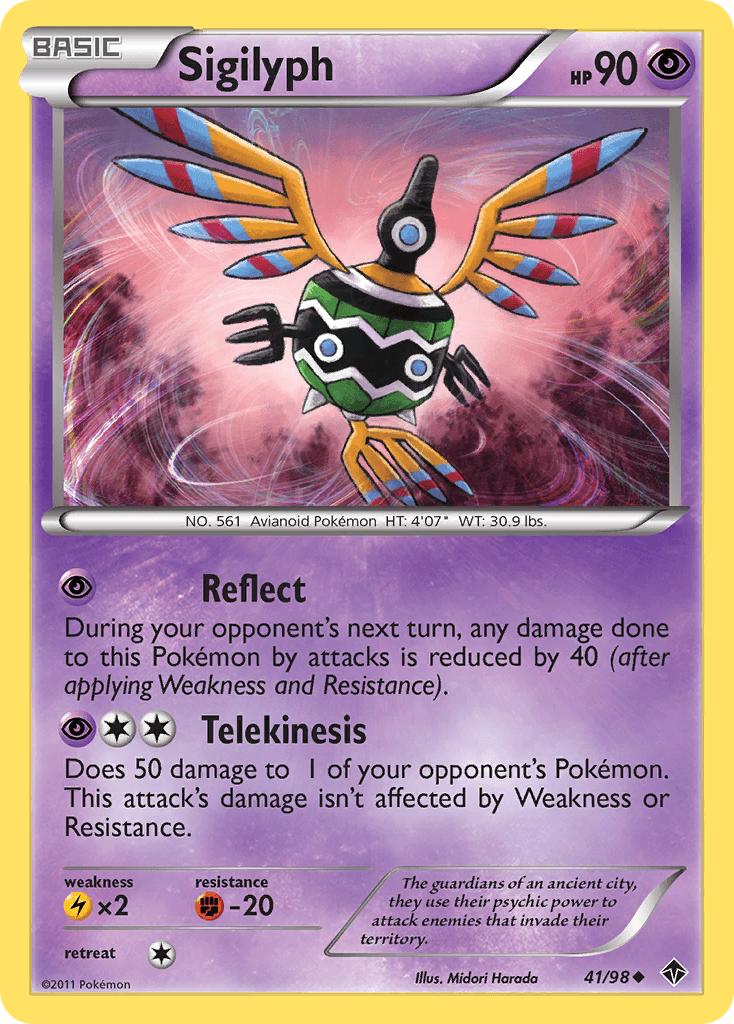 Sigilyph, carta 41 de Emerging Powers