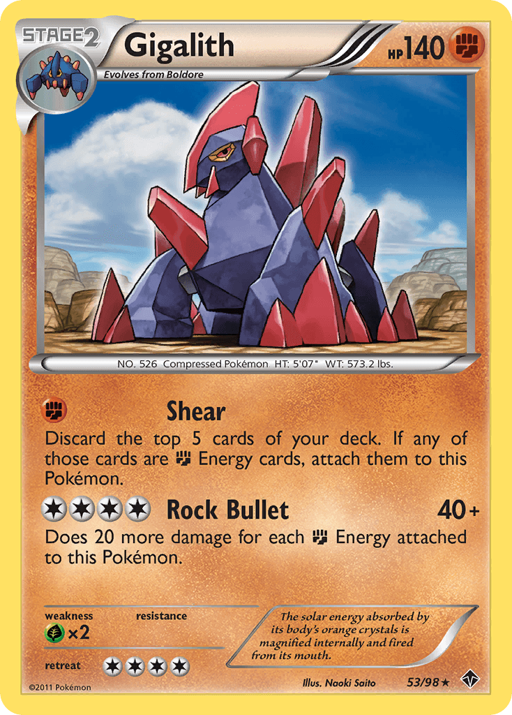 Gigalith, carta 53 de Emerging Powers