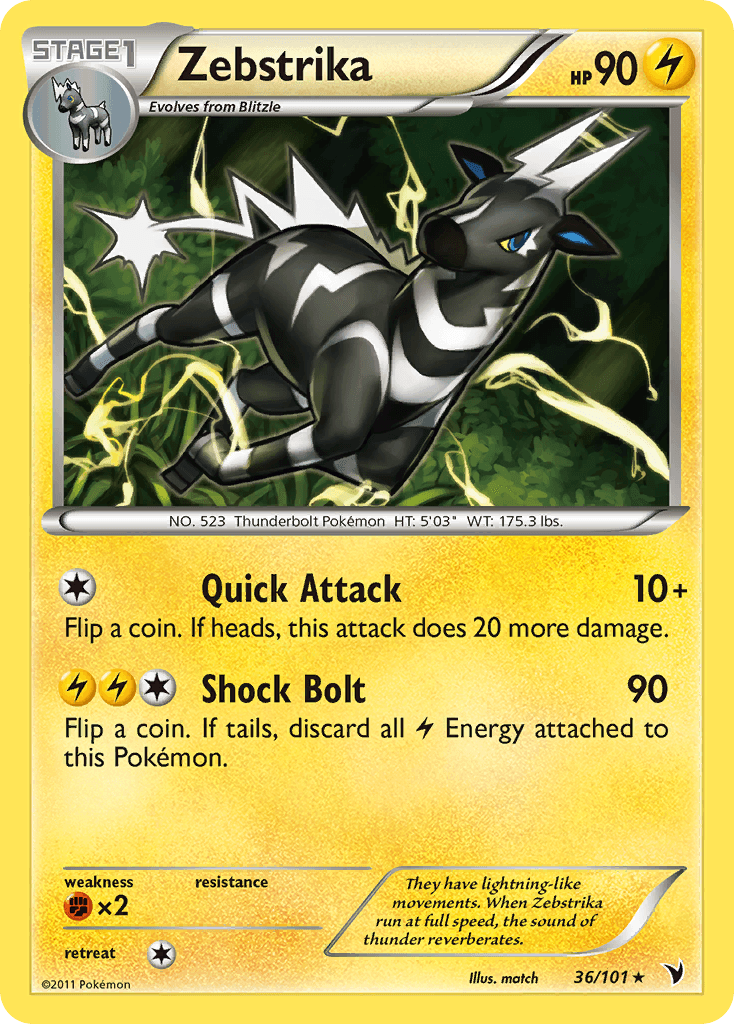 Zebstrika, carta 36 de Noble Victories