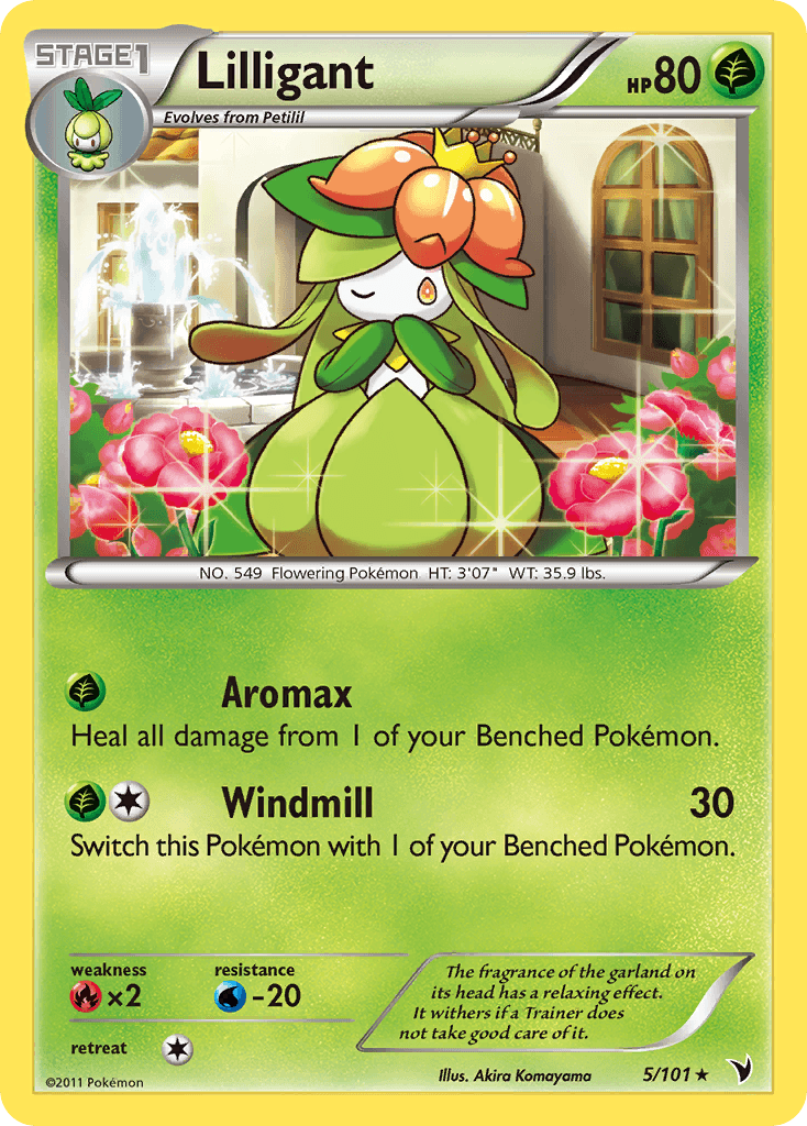 Lilligant, carta 5 de Noble Victories