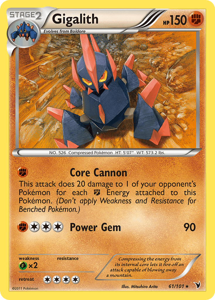 Gigalith, carta 61 de Noble Victories