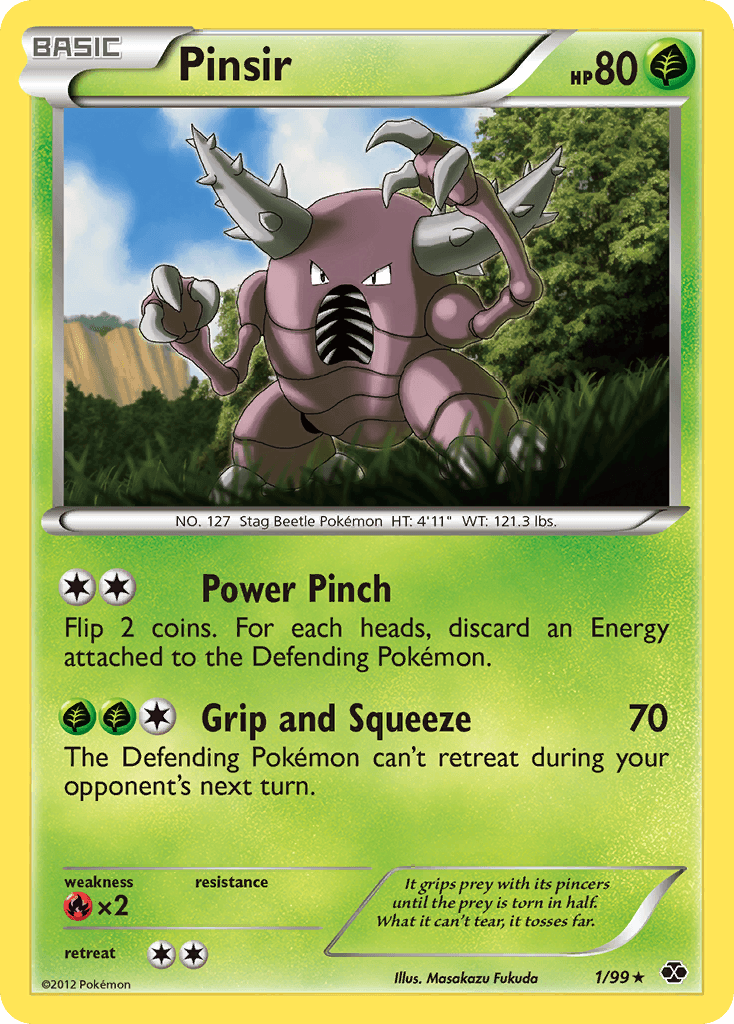 Pinsir, carta 1 de Next Destinies